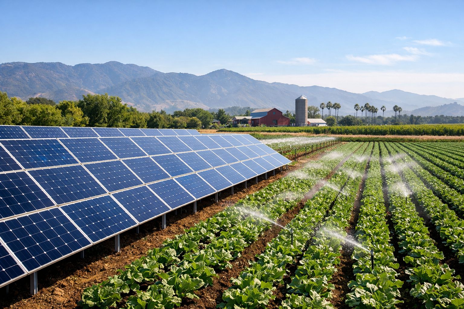Solar installations supporting sustainability goals